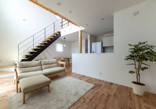 １F無垢フローリング