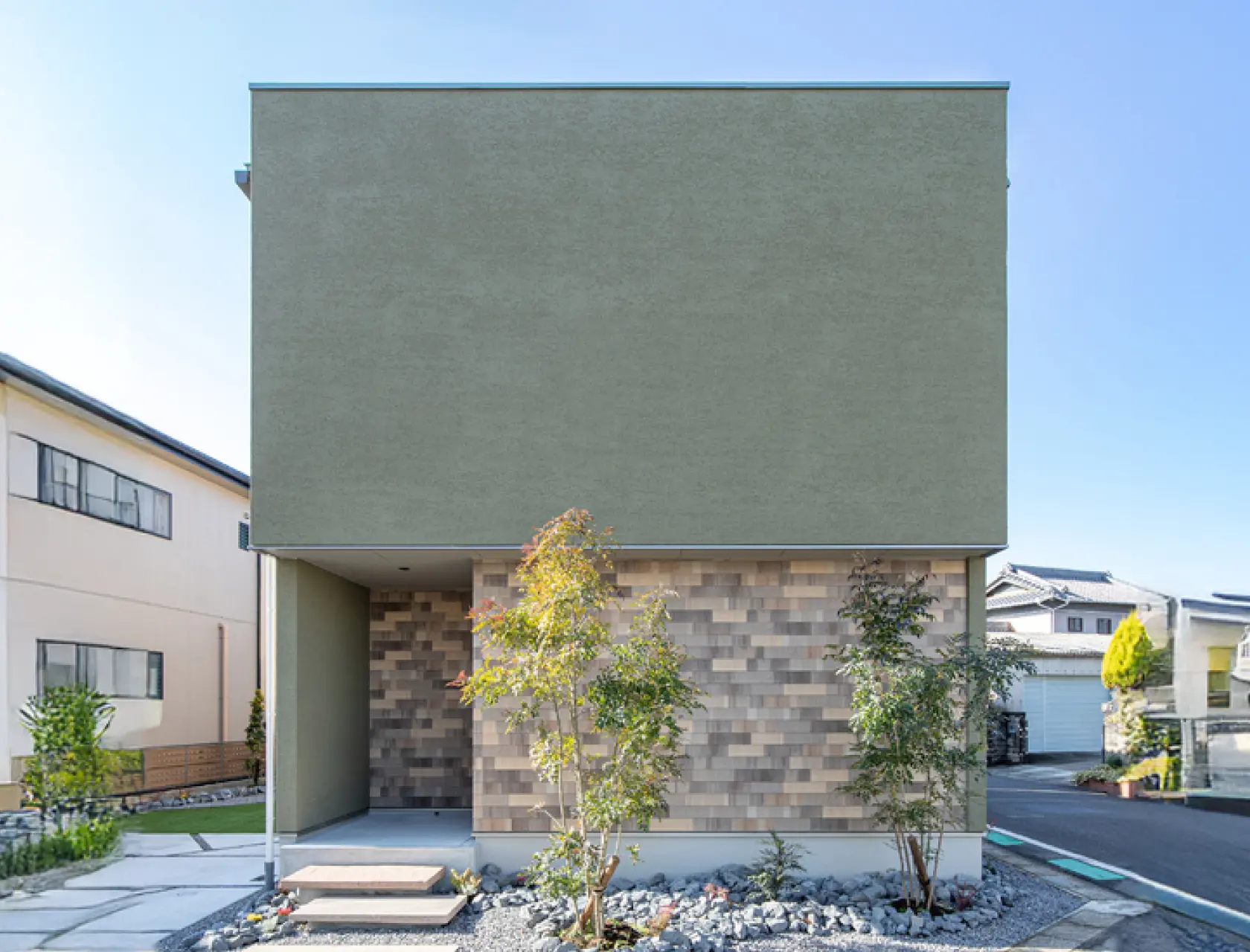 安城のモデルハウス外観